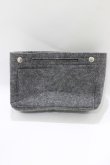 画像5: NieR Clothing / バッグインバッグ付バッグ  グレー H-26-03-25-050-PU-BG-KB-ZH (5)