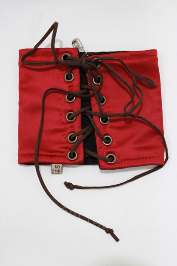 画像2: STEAM / 六式部隊の腕章  赤 H-26-03-25-071-HN-ZA-KB-ZH (2)