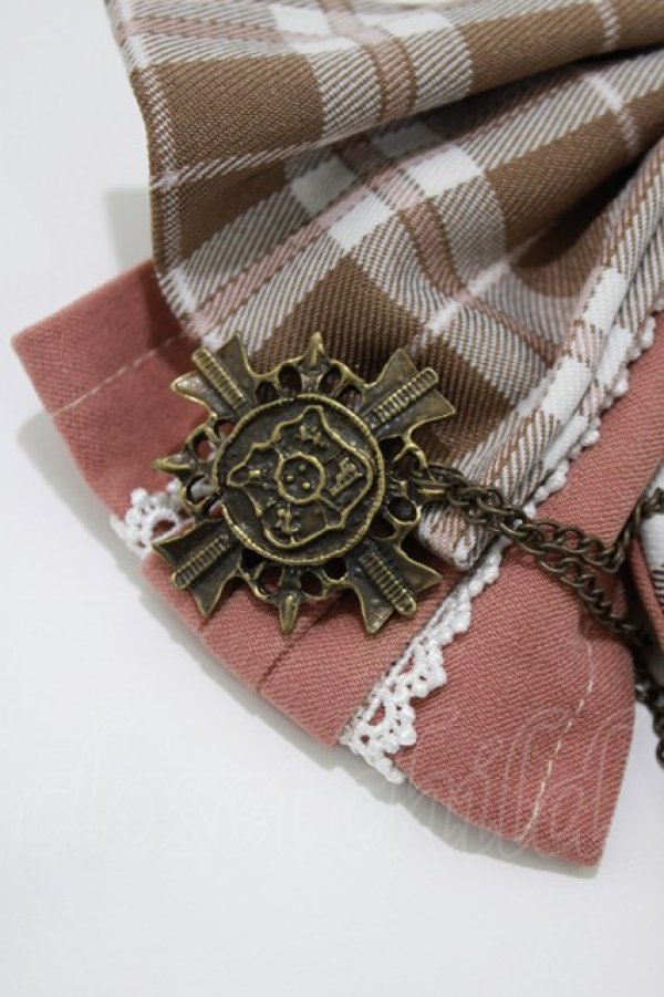 画像3: 星箱works / ローズハンティングリボンタイ  ピンク H-26-03-25-075-PU-ZA-KB-ZH (3)