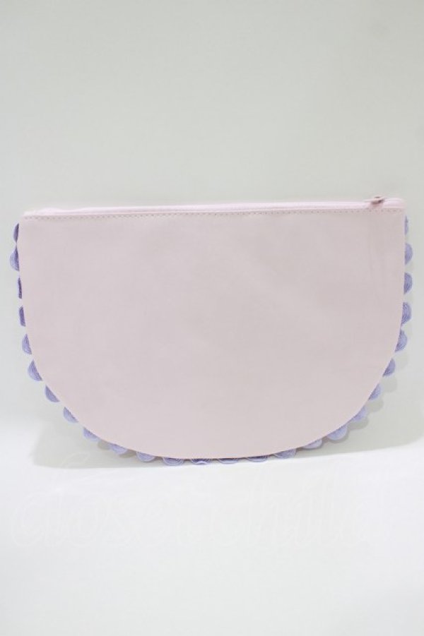 画像2: MILK / ラウンドポーチ  ピンク H-26-03-25-078-ML-ZA-KB-ZH (2)