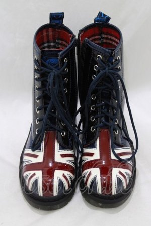 画像: YOSUKE / ユニオンジャックレースアップシューズ M/23.5cm ブルーコンビ H-26-03-25-080-PU-SH-AK-ZH