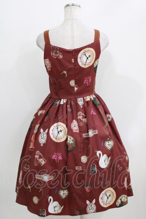 画像3: MILK / ミステリアスTimeジャンスカ  バーガンディー H-26-03-25-001-ML-OP-KB-ZH (3)