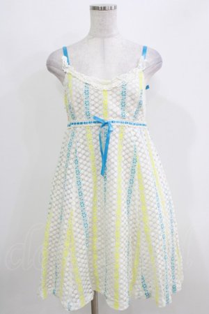 画像: Emily Temple cute / フラワーレースノースリーブワンピース  オフ H-26-03-25-009-ET-OP-KB-ZH