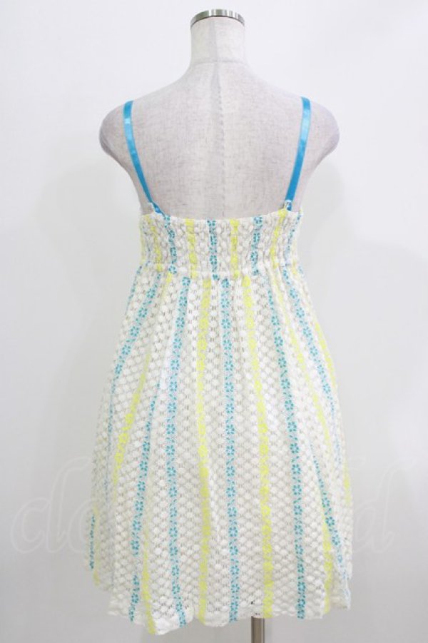 画像3: Emily Temple cute / フラワーレースノースリーブワンピース  オフ H-26-03-25-009-ET-OP-KB-ZH (3)