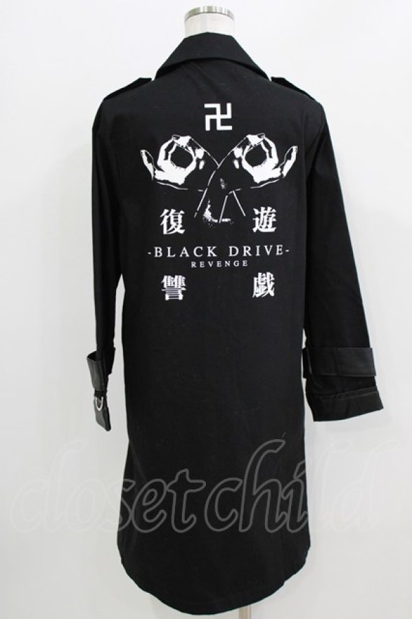 画像3: SEX POT ReVeNGe / 合皮切替ロングジャケット M 黒 H-26-03-25-011-SP-JA-KB-ZH (3)