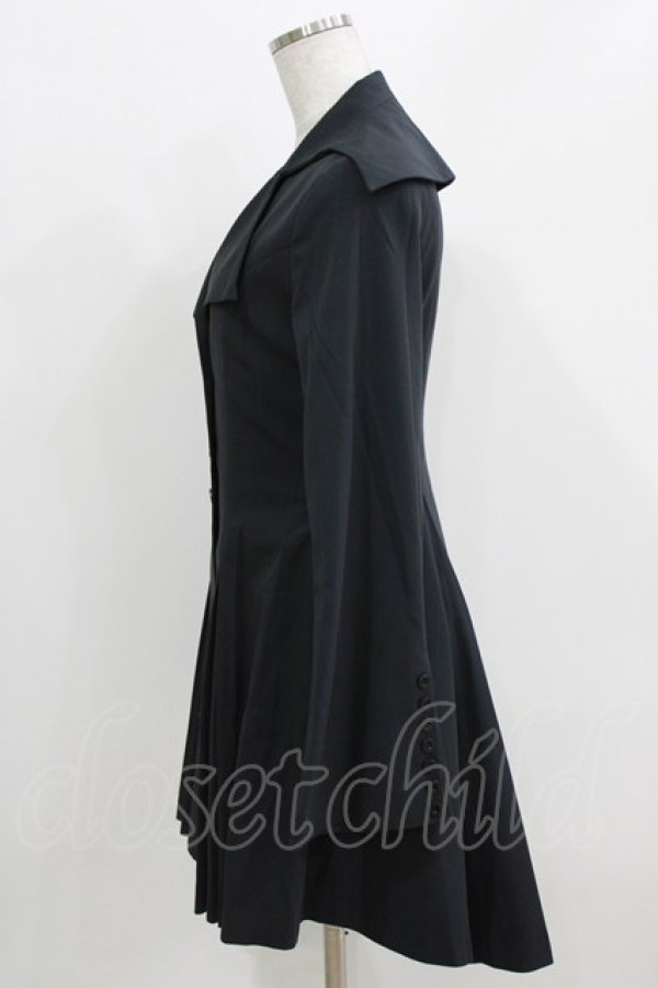 画像2: ATELIER BOZ / 立ち襟ジャケット  ブラック H-26-03-25-012-EL-JA-KB-ZH (2)