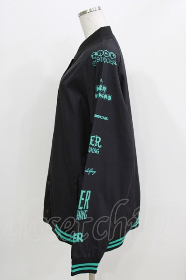 画像2: NieR Clothing / LIGHT BLOUSON JACKET  黒 H-26-03-25-019-PU-JA-KB-ZH (2)