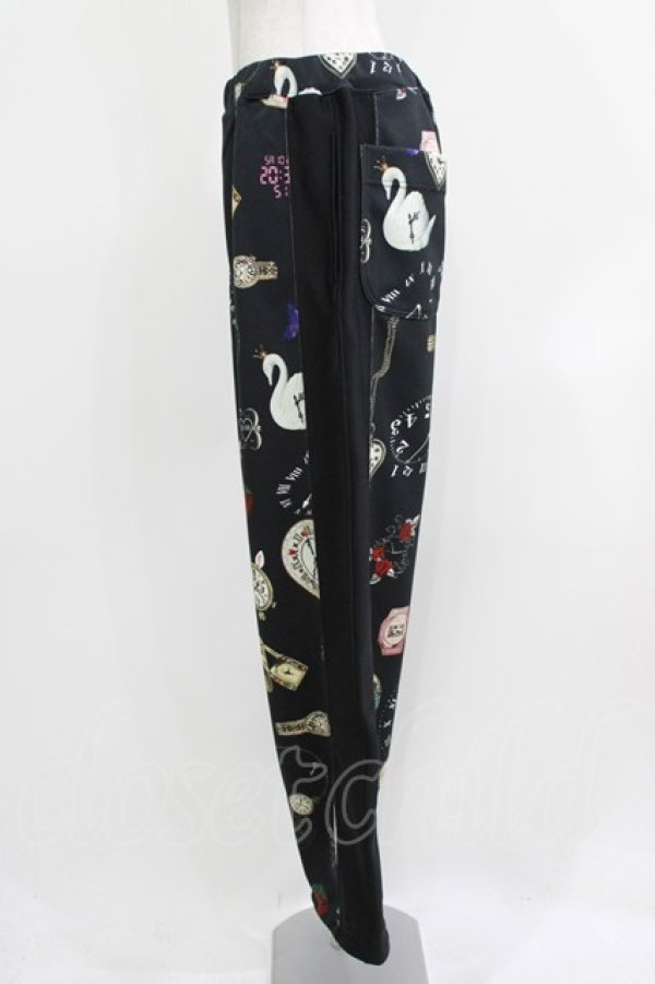 画像2: MILKBOY / MYSTERY TIME SWEAT PANTS  ブラック H-26-03-25-023-MB-PA-KB-ZH (2)
