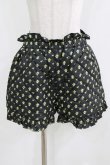 画像1: Candy Stripper / TINY ROSE QUILTING SHORTS 2 ブラック H-26-03-25-024-PU-PA-KB-ZH (1)