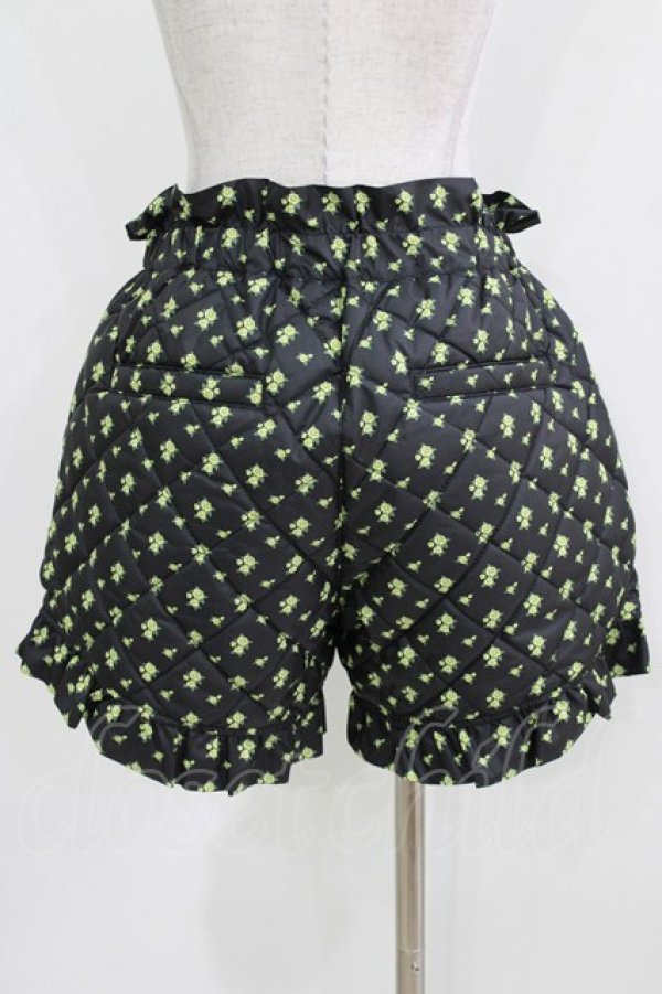 画像3: Candy Stripper / TINY ROSE QUILTING SHORTS 2 ブラック H-26-03-25-024-PU-PA-KB-ZH (3)