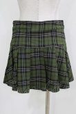 画像3: KILL STAR / Dark Canopy Pleated Skirt S グリーン H-26-03-25-025-SL-SK-KB-ZH (3)
