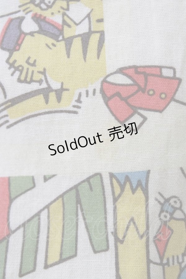 画像6: Jane Marple / Little Cat Samboスクエアドレス  アイボリー H-26-03-27-002-JM-OP-KB-ZH (6)