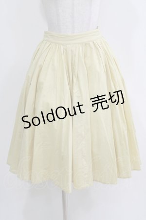 画像: Jane Marple Dans Le Salon / コットンギャザースカート  イエロー H-26-03-27-023-JM-SK-KB-ZH