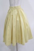 画像2: Jane Marple Dans Le Salon / コットンギャザースカート  イエロー H-26-03-27-023-JM-SK-KB-ZH (2)
