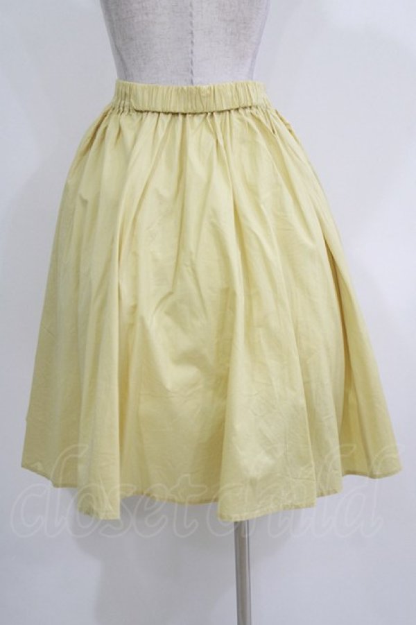 画像3: Jane Marple Dans Le Salon / コットンギャザースカート  イエロー H-26-03-27-023-JM-SK-KB-ZH (3)