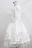 画像2: ATELIER PIERROT / Frilly Ribbon Belle Dress  ホワイト H-26-03-27-003-EL-OP-KB-ZH (2)