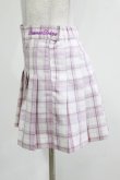画像2: TRAVAS TOKYO / Check pleated skirt  ラベンダーピンク H-26-03-27-029-PU-SK-KB-ZH (2)