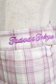 画像4: TRAVAS TOKYO / Check pleated skirt  ラベンダーピンク H-26-03-27-029-PU-SK-KB-ZH (4)