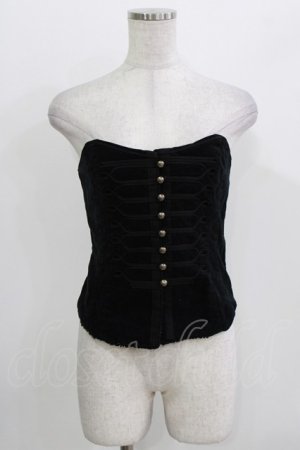 画像: Jane Marple Dans Le Salon / ナポレオンビスチェ  ブラック H-26-03-27-031-JM-TO-KB-ZH