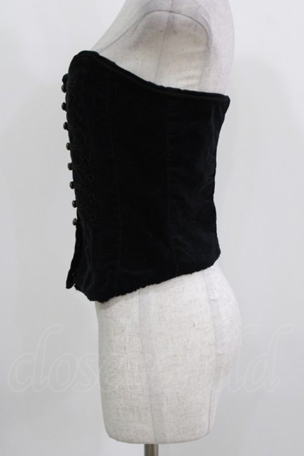 画像2: Jane Marple Dans Le Salon / ナポレオンビスチェ  ブラック H-26-03-27-031-JM-TO-KB-ZH (2)