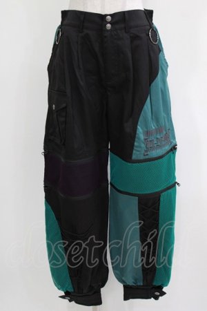 画像: Ozz conte / CONTE Egoismメッシュパンツ  黒 H-26-03-27-034-OO-PA-KB-ZH