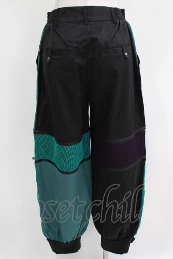 画像3: Ozz conte / CONTE Egoismメッシュパンツ  黒 H-26-03-27-034-OO-PA-KB-ZH (3)