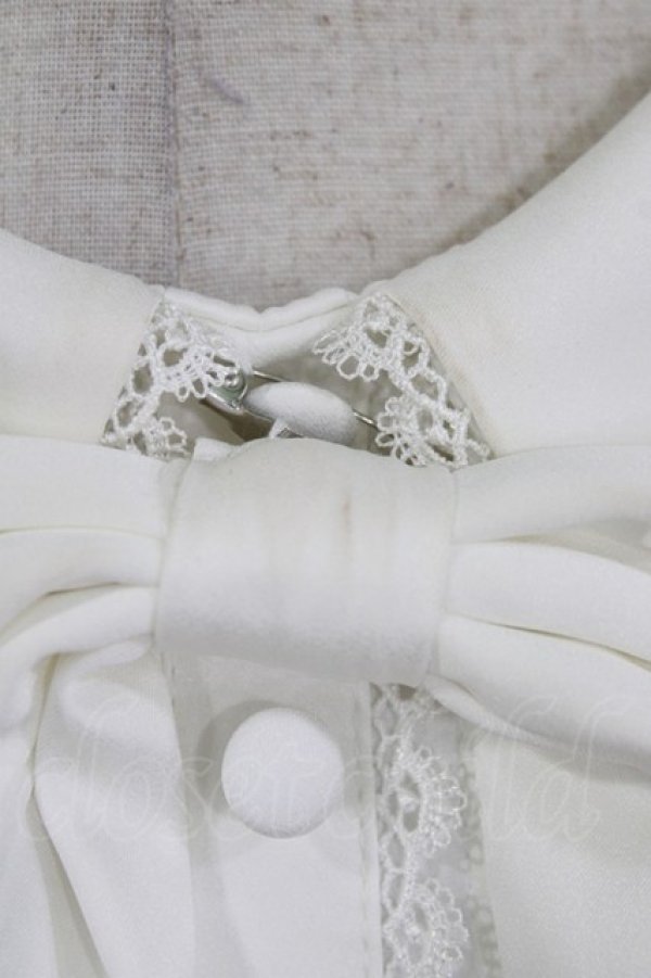 画像6: ATELIER PIERROT / Frilly Ribbon Belle Dress  ホワイト H-26-03-27-003-EL-OP-KB-ZH (6)