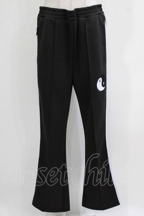 画像1: GALFY / 少林寺犬法フレアトラックパンツ 大型犬(XL) ブラック H-26-03-27-040-0-PA-KB-ZH (1)