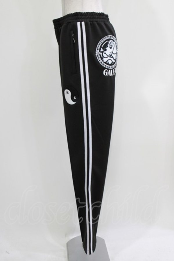 画像2: GALFY / 少林寺犬法フレアトラックパンツ 大型犬(XL) ブラック H-26-03-27-040-0-PA-KB-ZH (2)