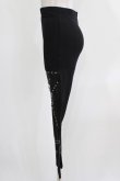 画像2: Restyle / PENTAGRAM HARNESS LEGGINGS M ブラック H-26-03-27-046-GO-PA-KB-ZH (2)