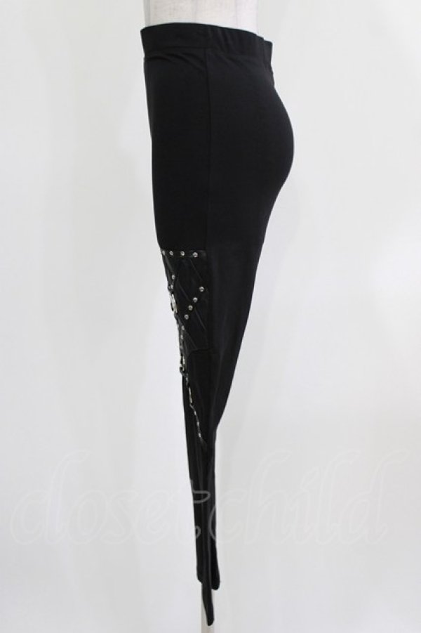 画像2: Restyle / PENTAGRAM HARNESS LEGGINGS M ブラック H-26-03-27-046-GO-PA-KB-ZH (2)