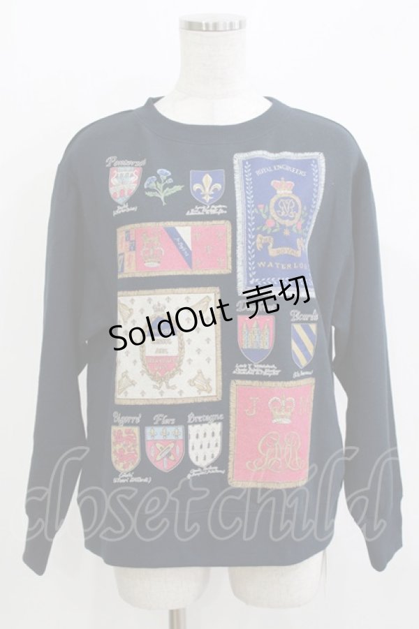 画像1: Jane Marple / Our courageスウェット  ネイビー H-26-03-27-1001-JM-TO-KB-ZH (1)