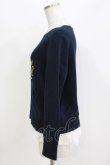画像2: Jane Marple / Theme EMB sweatshirt  ネイビー H-26-03-27-1002-JM-TO-KB-ZH (2)