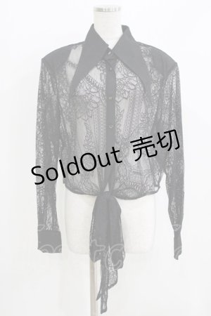 画像: PUNK RAVE / MOON FAERIE TOP XS-S ブラック H-26-03-27-053-PU-TO-KB-ZH