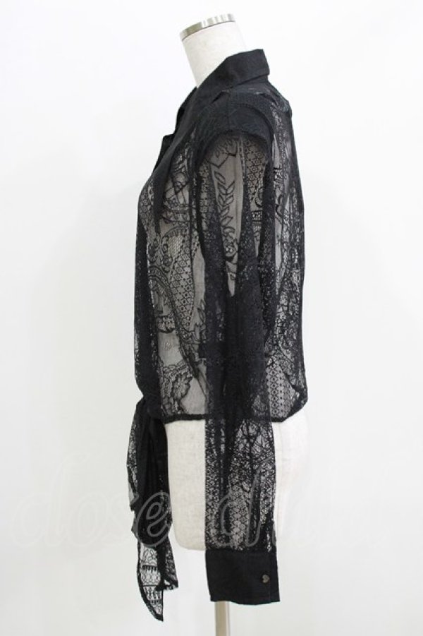 画像2: PUNK RAVE / MOON FAERIE TOP XS-S ブラック H-26-03-27-053-PU-TO-KB-ZH (2)