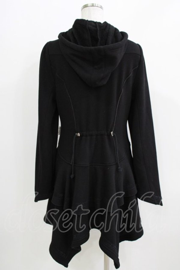 画像3: Rozen Kavalier / プリントフラッフィーパーカー  ブラック H-26-03-27-055-OO-TO-KB-ZH (3)