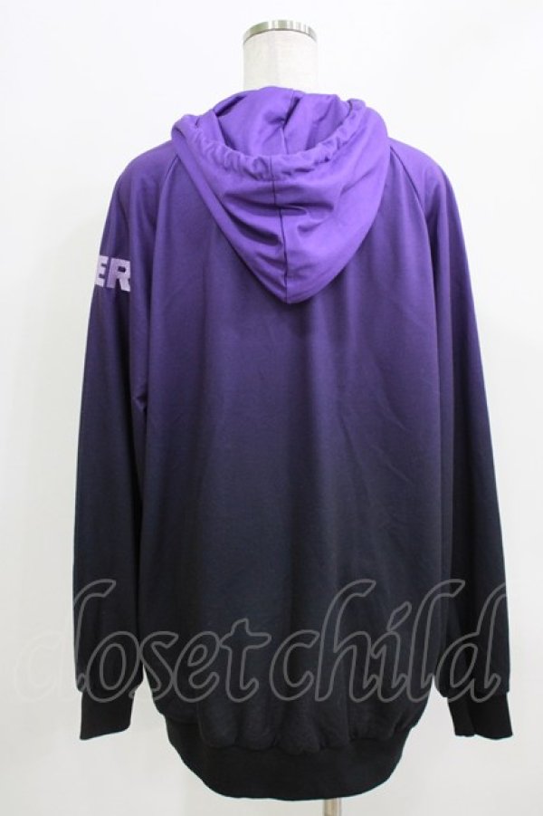 画像3: NieR Clothing / ロゴ刺繍プルパーカー  パープル H-26-03-27-057-PU-TO-KB-ZH (3)
