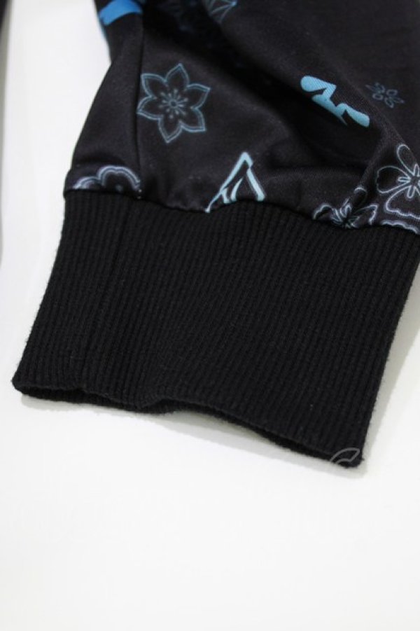 画像5: NieR Clothing / 総柄ZIPパーカー  黒 H-26-03-27-062-PU-TO-KB-ZH (5)