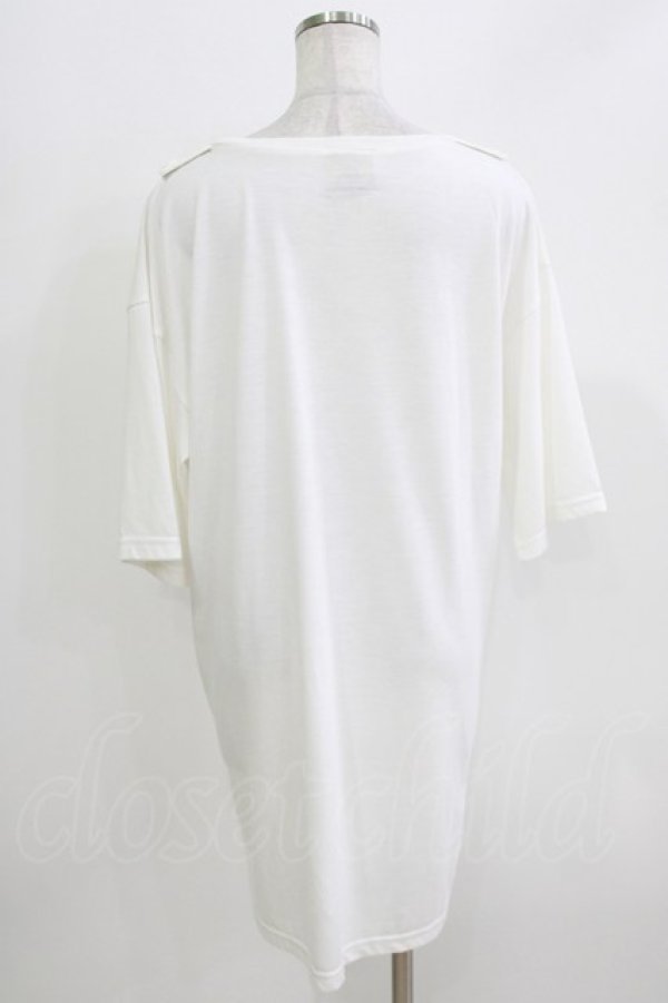 画像3: LISTEN FLAVOR / プリントカットワンピース  白 H-26-03-27-070-PU-OP-KB-ZH (3)