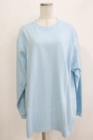 画像: NieR Clothing / BACK PRINT CUTSEW  ブルー H-26-03-27-071-PU-TO-KB-ZH