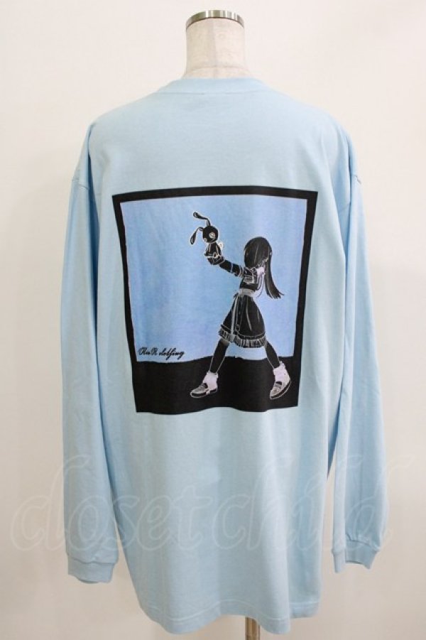 画像3: NieR Clothing / BACK PRINT CUTSEW  ブルー H-26-03-27-071-PU-TO-KB-ZH (3)