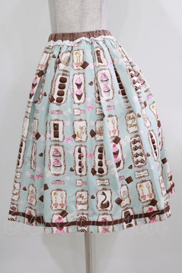画像2: Shirley Temple / プチショコラトリースカート  ミント H-26-03-27-007-ET-SK-KB-ZH (2)