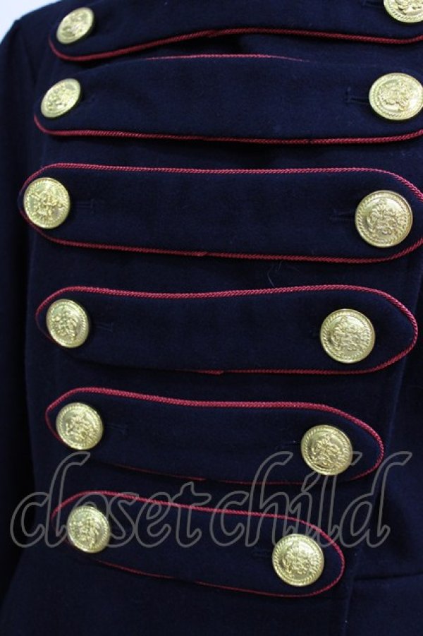 画像4: HELL CAT PUNKS / ナポレオンコート M ブラック H-26-03-27-013-PU-CO-KB-ZH (4)