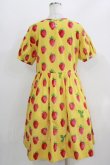 画像3: Jane Marple / Strawberry field sheer dress  マスタード H-26-03-27-015-JM-OP-KB-ZH (3)