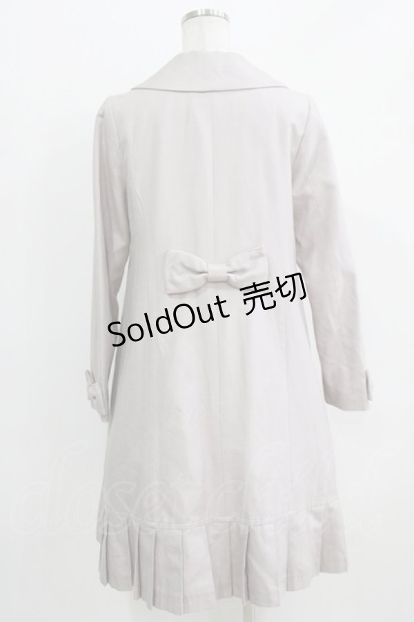 画像3: Leur Getter / パイピングリボンコート  パープルグレー H-26-03-27-020-LU-CO-KB-ZH (3)