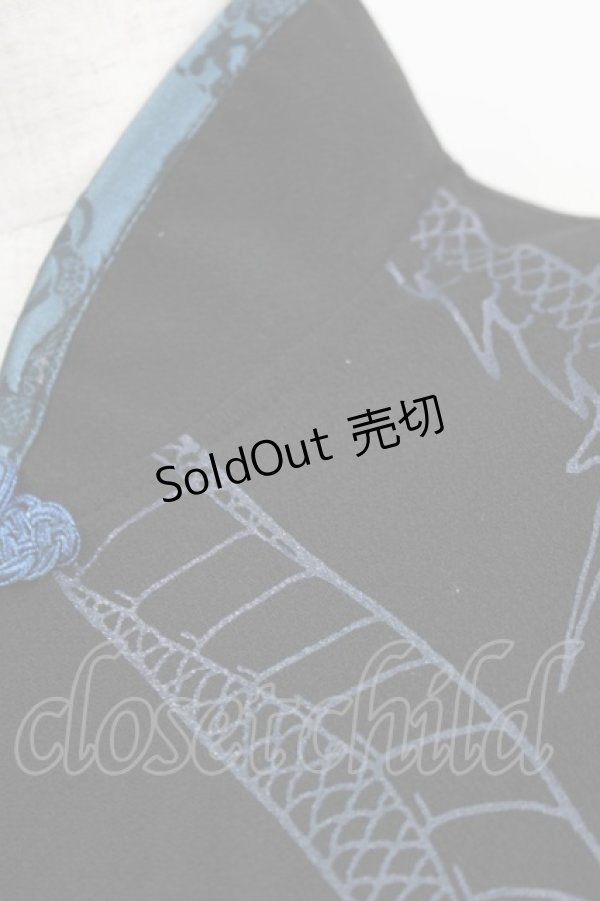 画像5: Qutie Frash / チャイナワンピース  ブラック H-26-03-27-022-QU-OP-KB-ZH (5)