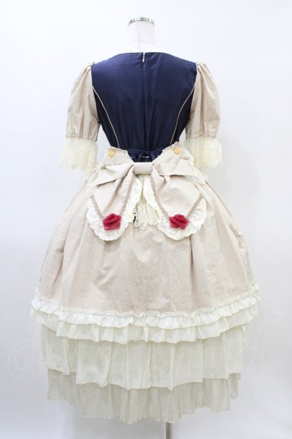 画像2: ALICE and the PIRATES / Wicked Princessのロングドレス Free ネイビー H-26-03-28-040-PA-OP-NS-ZH (2)