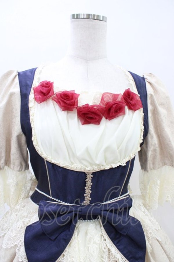 画像4: ALICE and the PIRATES / Wicked Princessのロングドレス Free ネイビー H-26-03-28-040-PA-OP-NS-ZH (4)