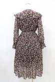 画像2: LODISPOTTO / 花柄ワンピース M ブラウン H-26-03-28-043-LO-OP-NS-ZH (2)