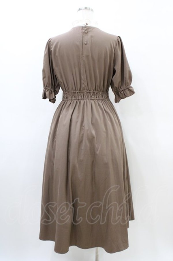 画像2: m petit by misako / ナシジムジキリカエワンピース M ブラウン H-26-03-28-044-LO-OP-NS-ZH (2)